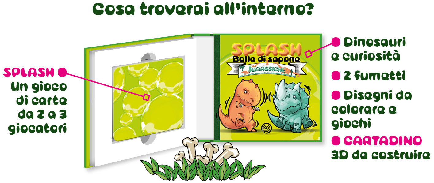 <b>SPLASH</b> <br>bolle di sapone Jurassiche - immagine 2